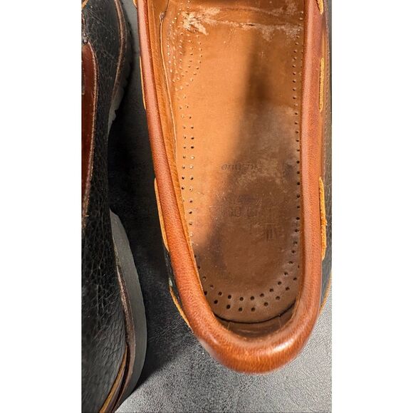 Allen Edmonds Nashua Loafers Size 11D Kiltie Tassel Black Brown Leather Shoes main image 9